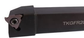La cannelure de commande numérique par ordinateur Pcd de haute précision insère l'insertion indexable TGF32L300 de carbure de tungstène