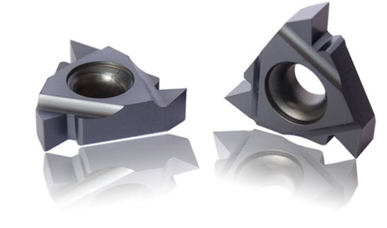 PVD filetant des coupeurs de carbure pour des outils de tour insère le profil partiel 55° HR10-45
